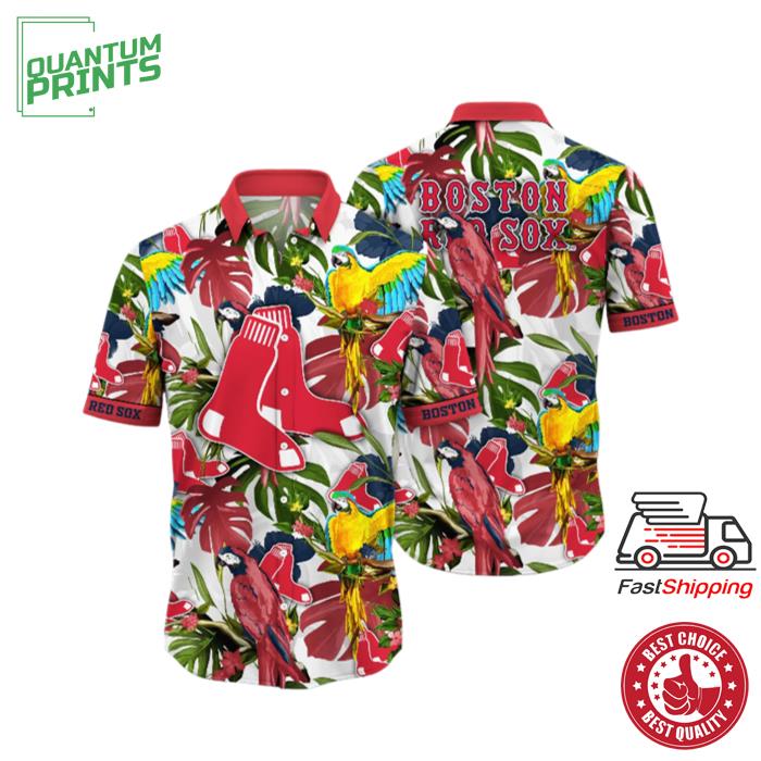 Boston Red Sox MLB Surfingtime Club Aloha Hawaiian Shirt